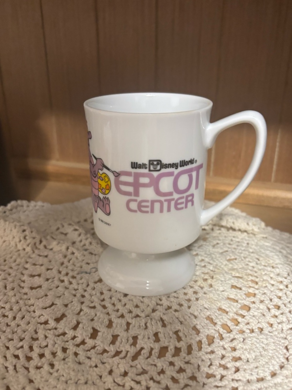Walt Disney World Epcot Center Figment pedestal mug - Picture 2 of 6